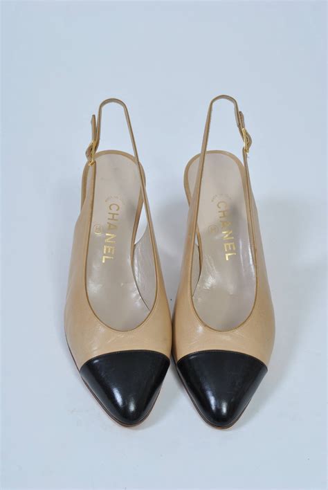 chanel 1930s slingbacks|chanel style slingback flats.